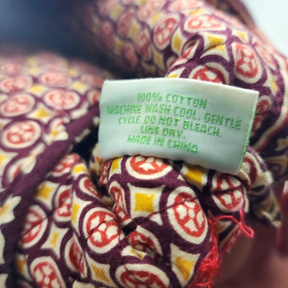 Vera Bradley Purse Bag Set Y2K Cosmetic Case Glasses Sleeve VTG Retired Pattern - Picture 5 of 5